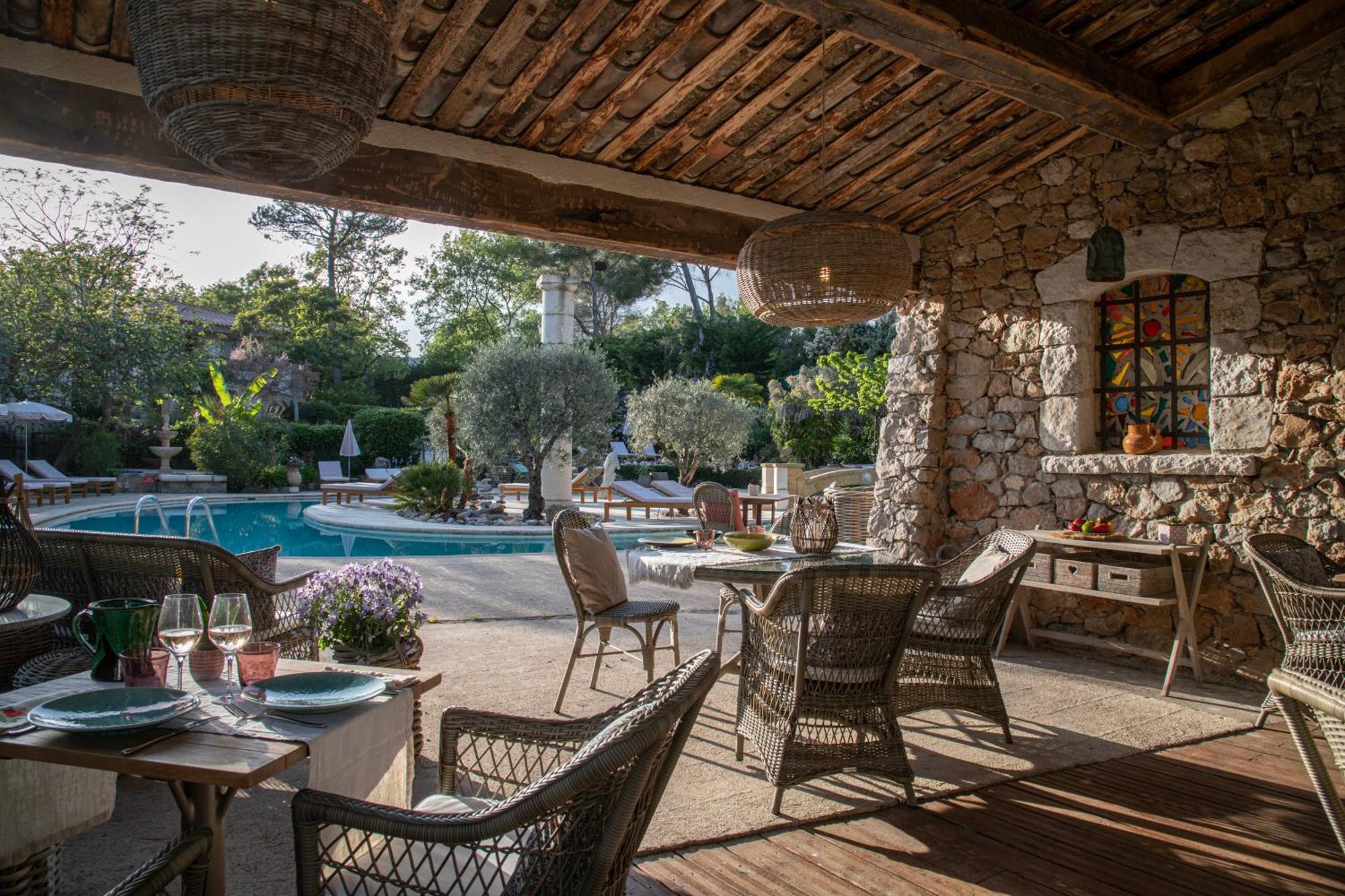 Hotel Les Messugues Saint-Paul-de-Vence Exteriér fotografie